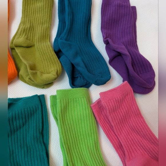 4-5T Colorful Ribbed Socks Set - Picture 3 of 4